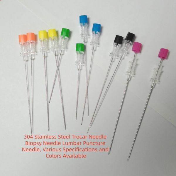 304 Stainless Steel Trocar Needle Biopsy Needle Customizable Size Color