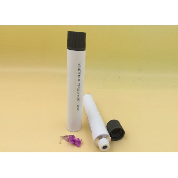 Collapsible Reusable Squeeze Tubes , 40g Volume Aluminum Cosmetic Squeeze Tubes