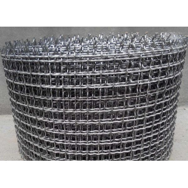 5.0mm Wire 30mm Opening iron Crimped Wire Mesh For Mining Industry