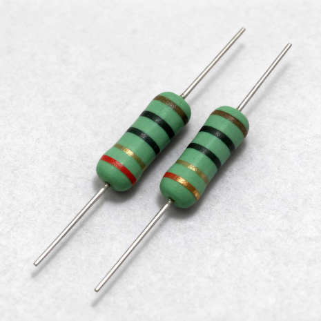 Flameproof Fusible Resistance 420VAC Resin Paint Wire Wound Resistor