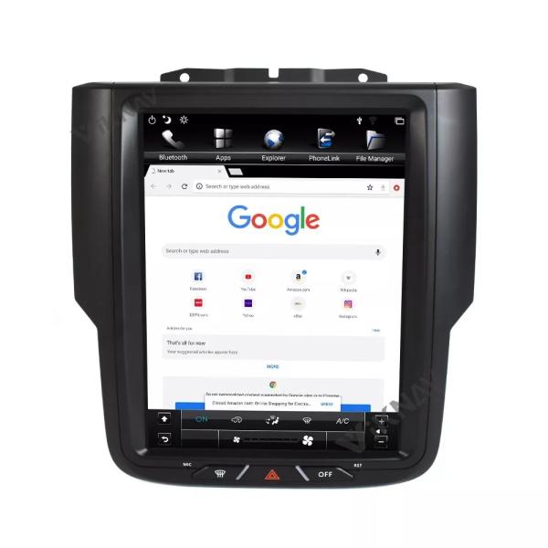 Tesla Screen Dodge Car Radio For RAM 1500 2014 2015 2016 2017 2018