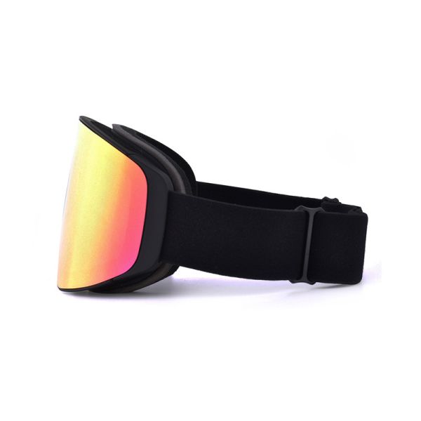 Lente anti al aire libre de Ski Goggles With Magnetic Colorful de la nieve de la niebla