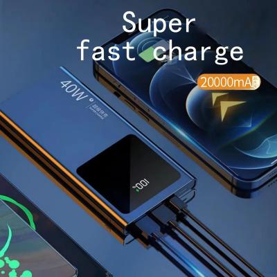 22.5W Fast Charge LED Display Power Bank with 30000mAh High Capacity and Universal Socket