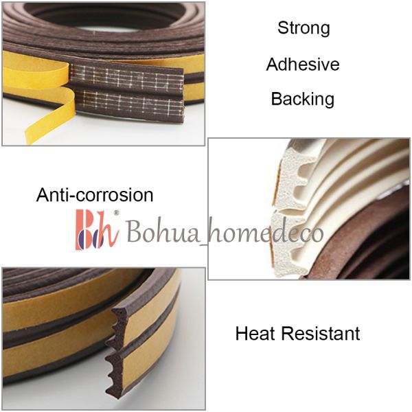 OEM e формирует уплотнение двери Epdm резиновых уплотнений EPDM резиновое 9x4mm