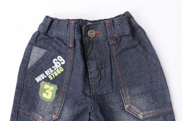 Dark Denim Kids Jeans Pants 90% Cotton 10% Polyester Boys Stylish Jeans