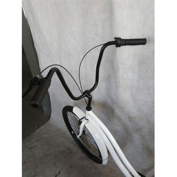 26 Inch 3 Speed Adult Classic Lowrider Bike Beach Cruiser Bicycle with 1.8m Length