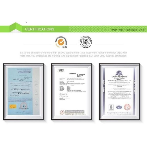 PVDF Coated Honeycomb Aluminium Panel Corrosion Resistant Aluminium Honeycomb Sheet