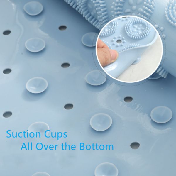 Циновка ванны выскальзывания PVC большого массажа ноги мягкая не для ливня