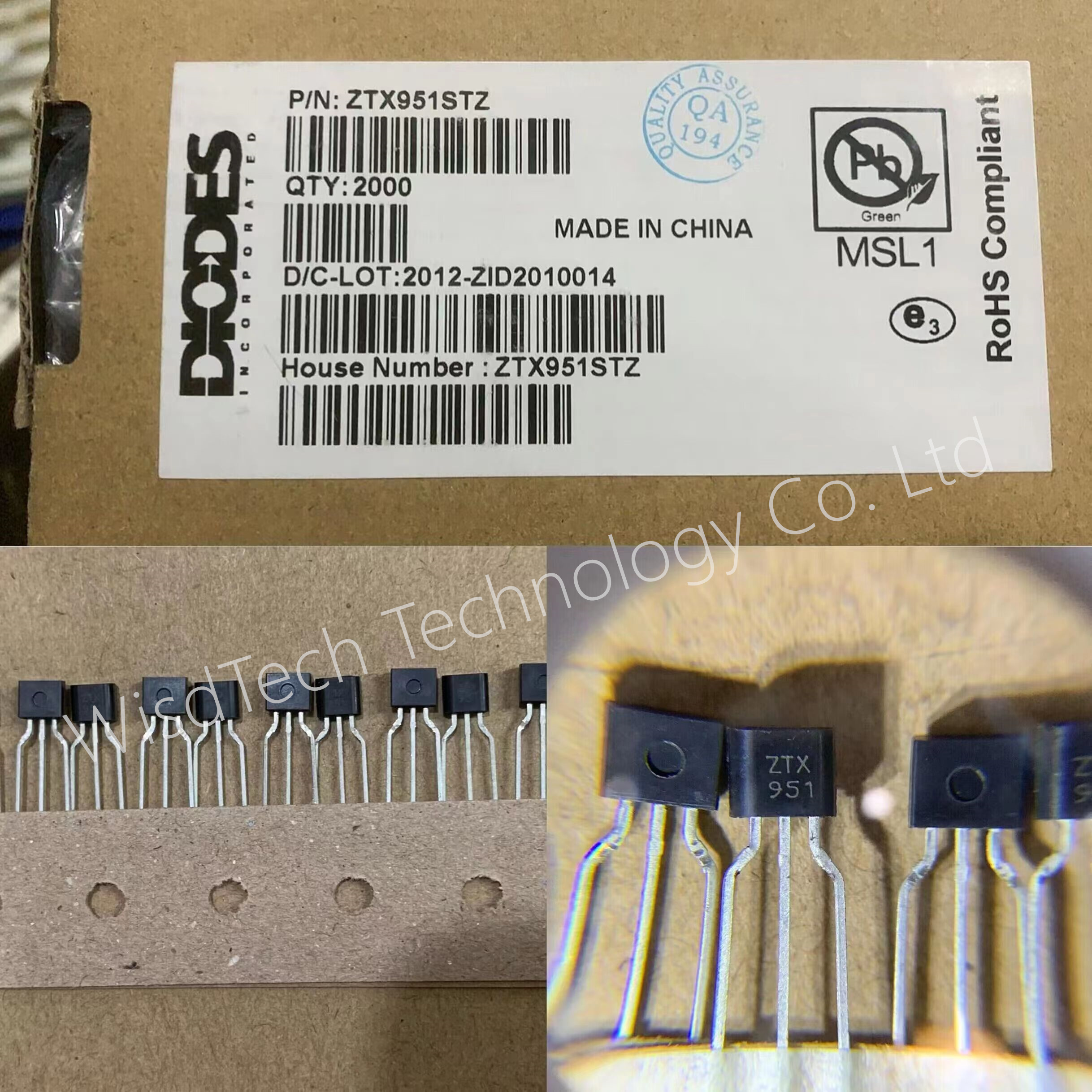 SBT40100UFCT_T0_00001 Ректификаторы диодов Шоттки Ректификатор барьера Шоттки с чрезвычайно низким Vf