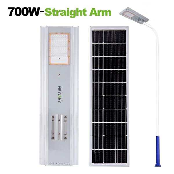 500W 700W Integrated Solar Street Lights All In One Aluminum Solar Lamps For Main Street