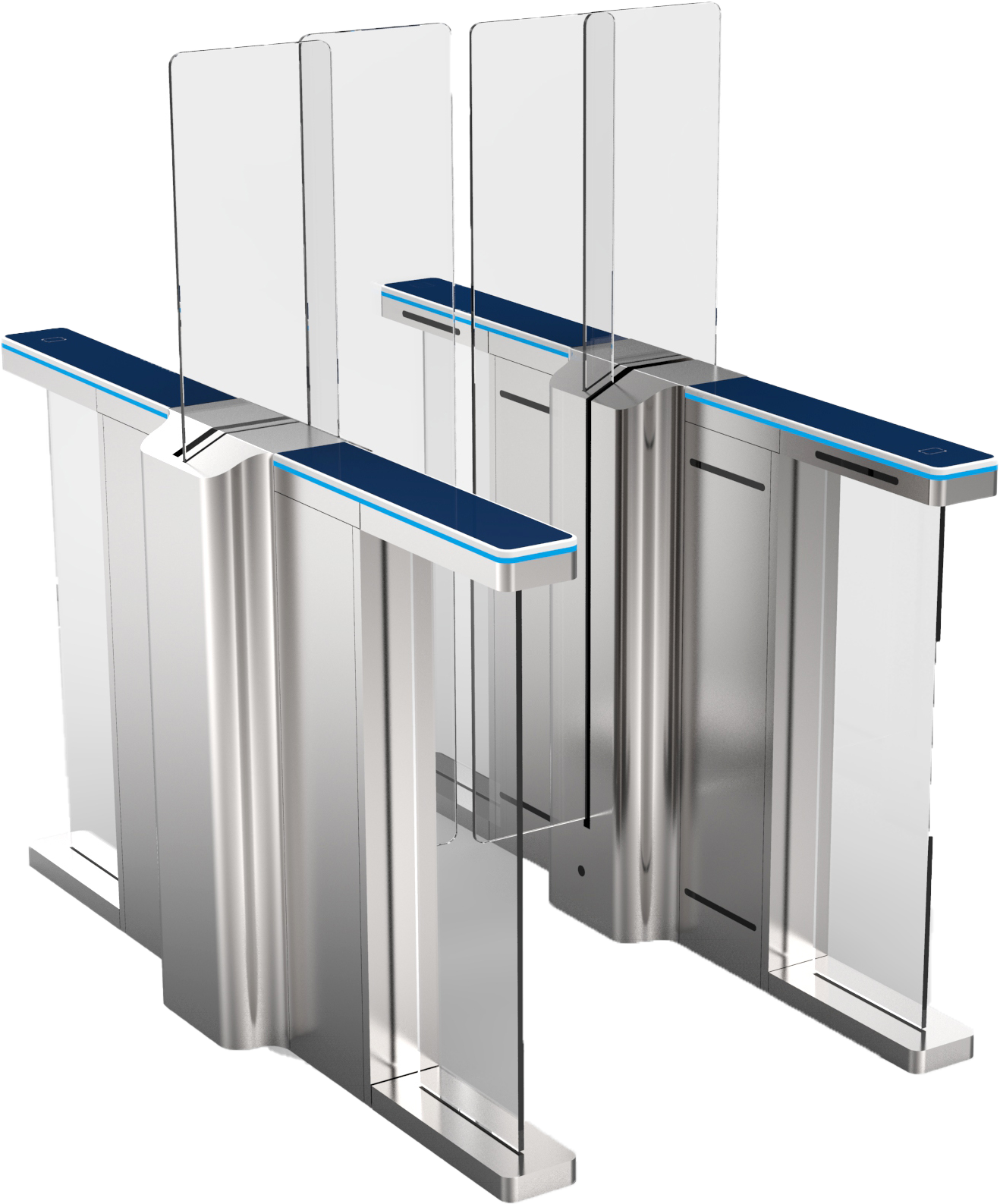 550 мм полная высота ворота с поворотником без щетки сервомашина ядро пешеходный барьер ворота