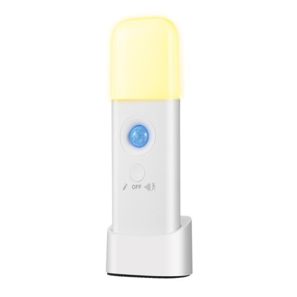Motion Sensor Night Light Indoor USB Rechargeable Bedside Lamp Portable Adjustable Brightness Nightlight