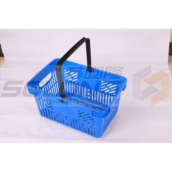 Aspecto excelente opcional del color de las cestas de compras del supermercado del totalizador del mercado