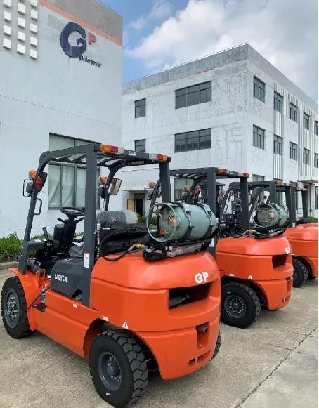 150mm Min. Lifting Height 2.5 Ton LPG Forklift with EPA Engine