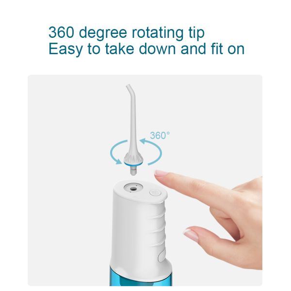 Вода Flosser ливня 100PSI 300ml с 1900 MAh длинным временем работы от батарей