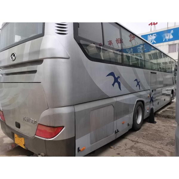 12m Airbag Chassis KLQ6125 53 Seats Used Higer Bus Euro III Coach Bus