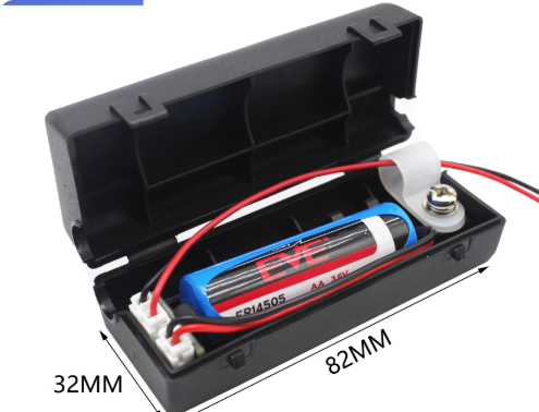 3.6V Battery Box for Panasonic Yaskawa Servo Motor with 1000V Rating and Silver Gold-Plated Contacts