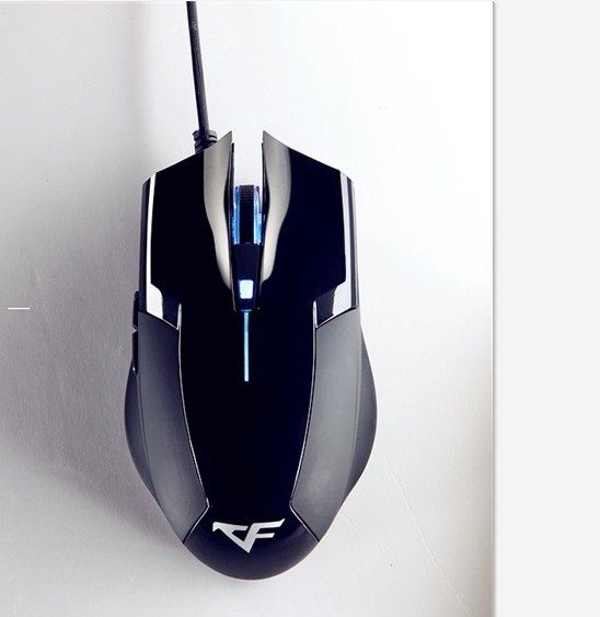 Blue Light , 6Keys Game Mouse 800 / 1200 / 1600 DPI Optical Computer Wired Mouse