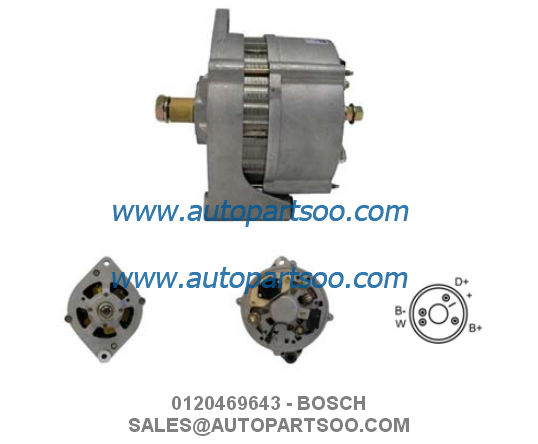 0120689571 0986038290 - BOSCH Alternator 24V 140A Alternador