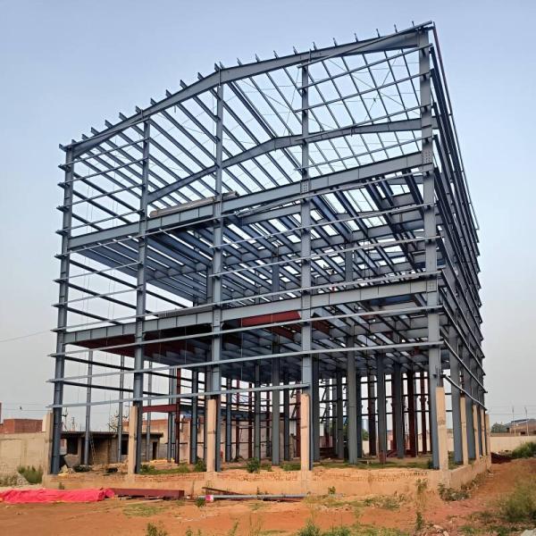 Q355B Metal Frame Steel Structure Office Building