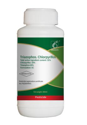 Acaricide Biological Nematicides 16% Triazophos 16% Chlorpyrifos Organophosphate Pesticide