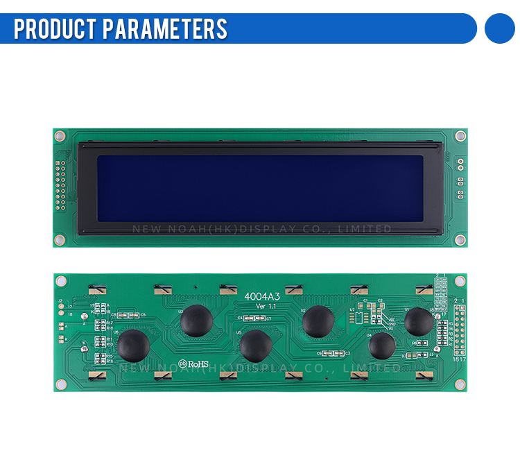Blue Film White Letters 4004A3 4004 Character LCD Module 4X40 Interface Module ST7066U LED Backlight