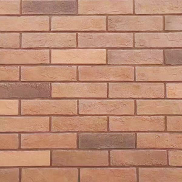 a separação flexível fina exterior do azulejo de 3D Matt 4mm imita a resistência do envelhecimento do tijolo