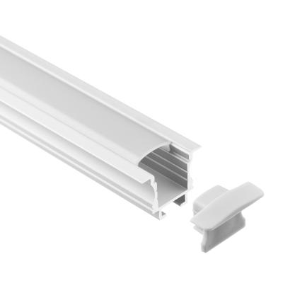 a tira do diodo emissor de luz de 25*19mm Recessed a liga de alumínio anodizada canal do perfil