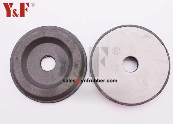 Excavator Upper Engine Mount Rubber Round Centrally Bonded Mounting Type