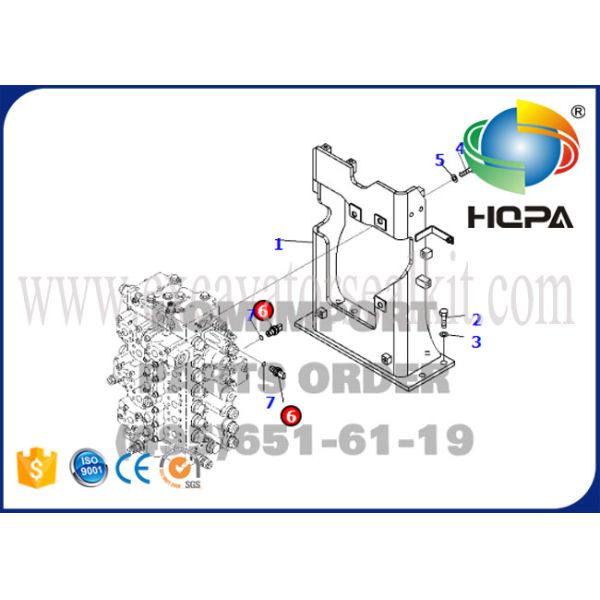 7861-93-1812 7861-93-1811 High Pressure Sensor OEM For Excavator Electric Parts PC200-8 PC220-8