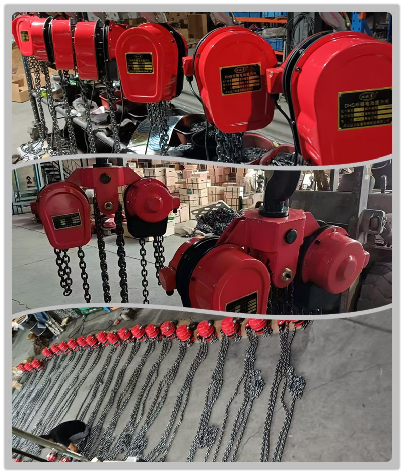 Light Weight Electric Chain Hoist 3PH / 1PH Electric Chain Block
