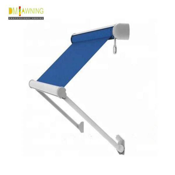 Outdoor Aluminium Remote Control Patio Awning Heavy Duty Drop Arm Window Awnings
