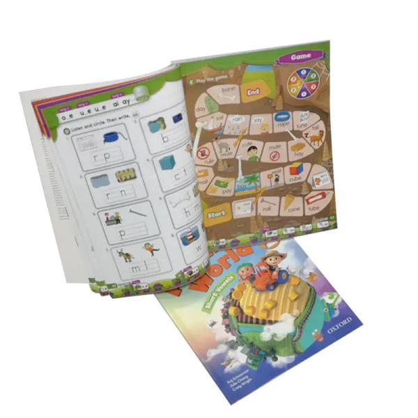 Kids Educational Book Printing Thermoplastic Binding Textbook Printing Service