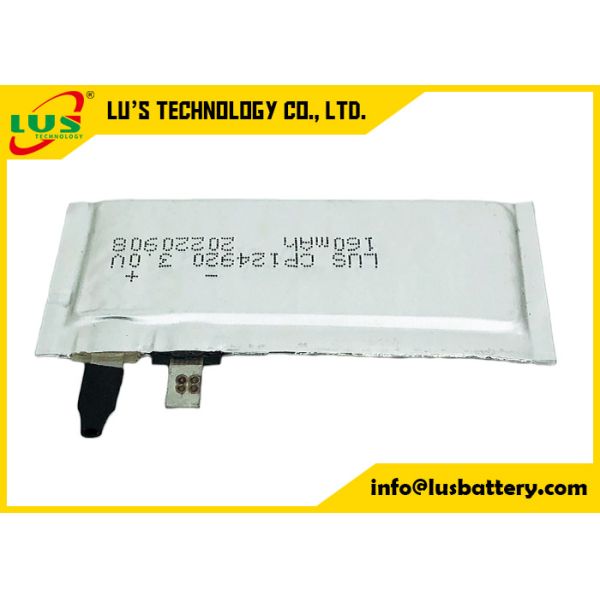 3V primary battery pouch cell CP124920 CP144920 160mah non rechargeable battery