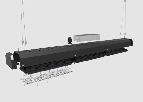Modular Commercial High Bay Lighting / 200W 4ft Batten High Bay Led Linear Lights