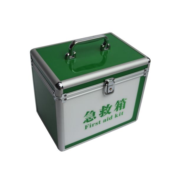 Медицина акрилового зеленого цвета случая доктора скорой помощи алюминиевая носит случай с рассекателями внутрь