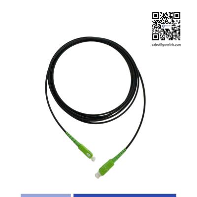 Latiguillo de fibra óptica blindado para exteriores SC/APC-SC/APC SM G657A2 Simplex 3m OFNR Chaqueta UV