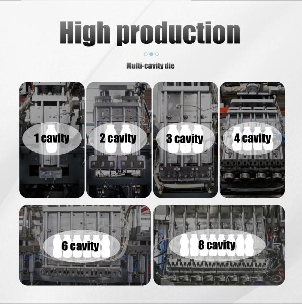 Disinfectant Daily Chemical Bottle Blow Molding Machine 5L Automatic Double Station