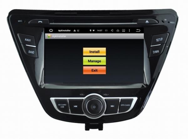 Ouchuangbo 7 inch digital screen radio player android 7.1 for Hyundai Elantra 2014 support DDR3 2GB mirror link 3g wifi