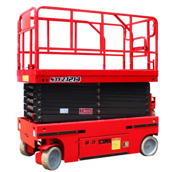 Mini Electric Aerial Work Platform 6m 8m 10m Self Propelled Crawler Hydraulic Scissor Lifting Platform Table