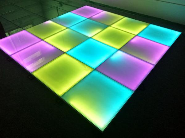 50 x 50cm LED Brick Dance Floor Light Glowing LED Dance Floor installed for Disco Nightclub Stage
