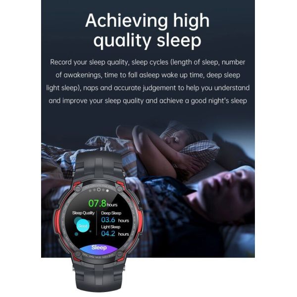 Дозор 320mAh монитора ECG кровяного давления IP68 1.28inch умный