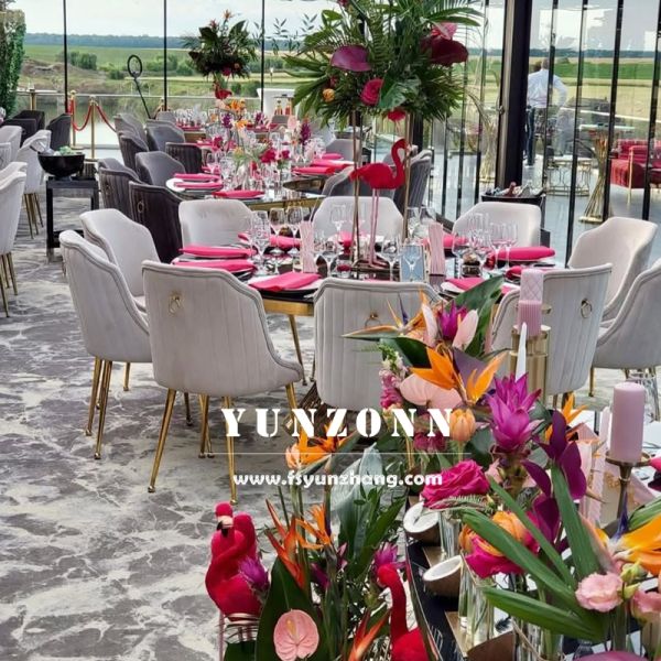 Event Furniture Hotel Wedding Party Modern Upholstered Luxury Dining Chairs