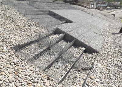 Colchão revestido de  Gabion do zinco pesado, paredes de retenção das cestas da rede de arame