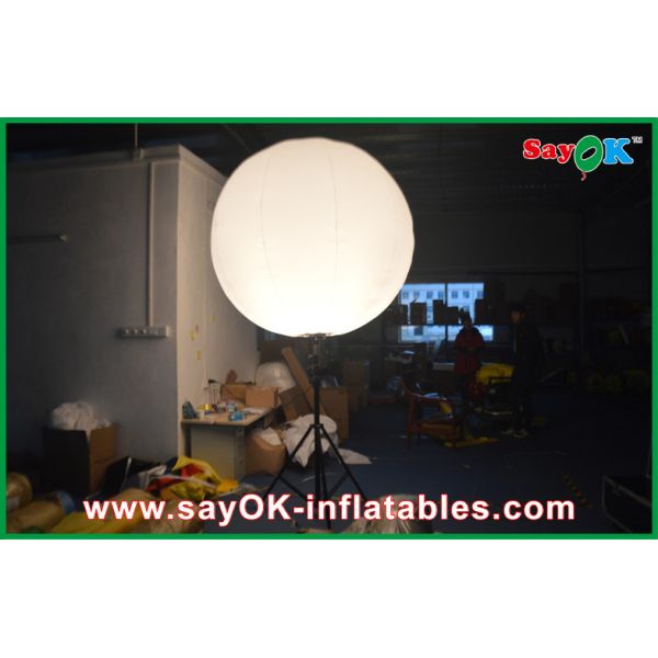 Tenedor derecho del globo de la publicidad de la decoración inflable atractiva de la iluminación