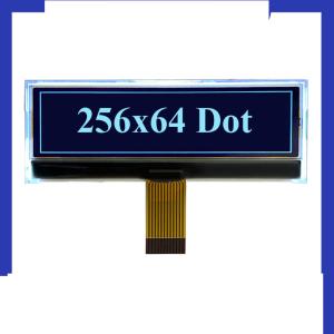 3Display LCD mono de 0,5 polegadas, resolução 256X64, DFSTN/transmissor, 1/64