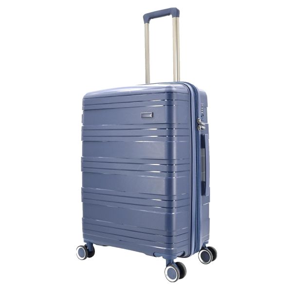 High Strength Virgin PP Material Luggage 3 Piece Hard Shell Luggage Unbreakable