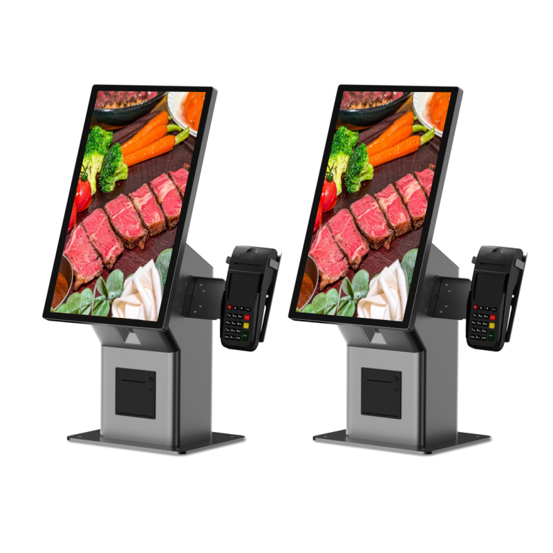 Smart LCD Self-Service Kiosk with 2K LCD Screen and 27