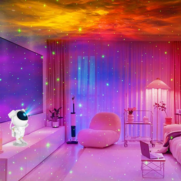 Remote Control Astronaut Starry Light Projector Durable 5V 1A