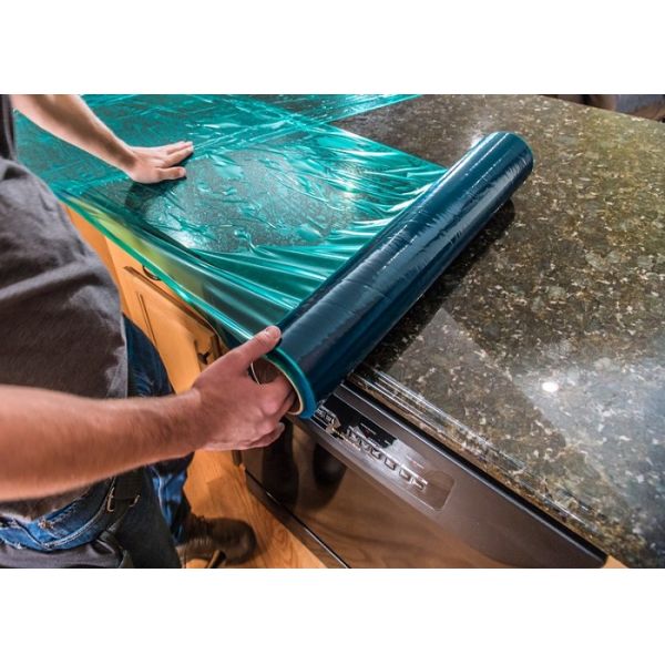 Высококачественная защитная пленка для мрамора Средняя липкость Водонепроницаемая защита от камней Защита мрамора